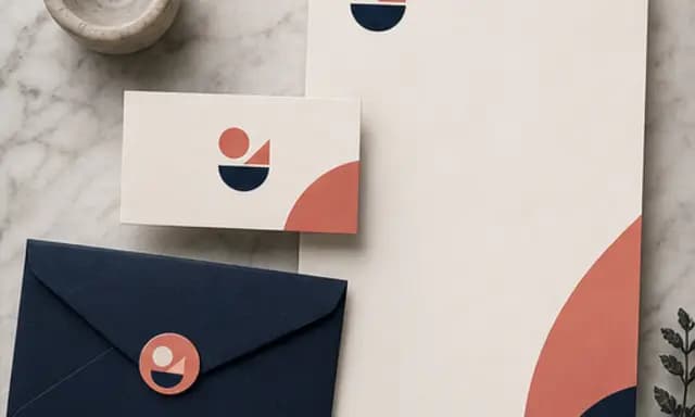 Brand stationery example