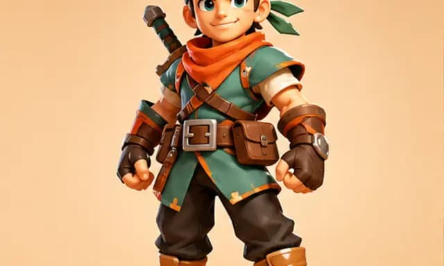 3D character illustration example
