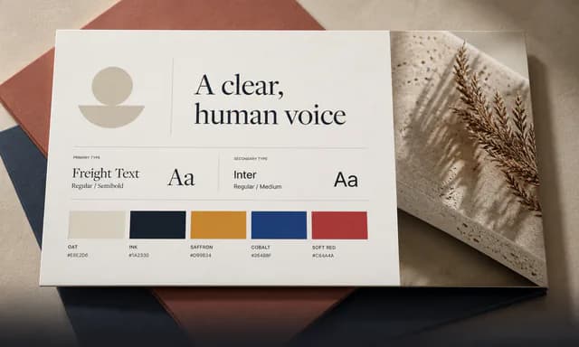 Brand presentation example