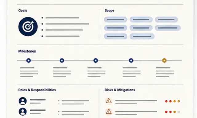 Project brief document example